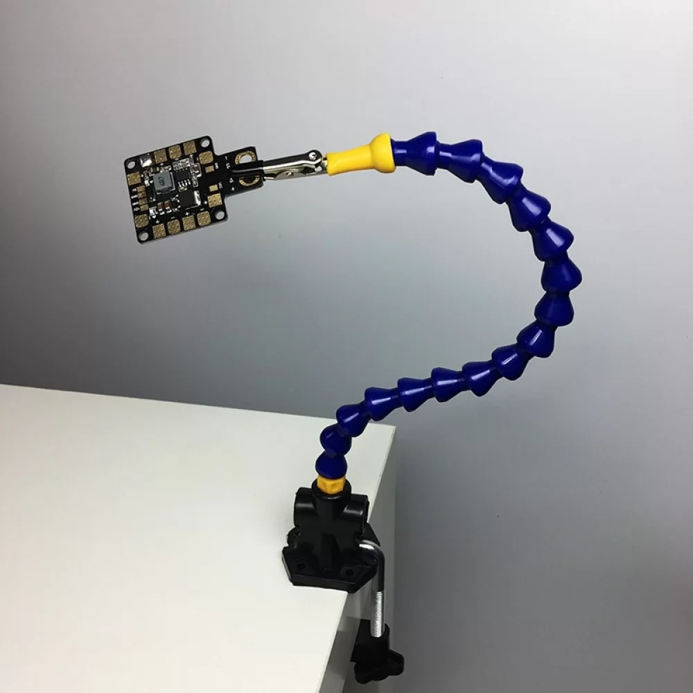 Picture of Universal Strange Plastics Base Soldering Station PCB Fixture with 2 Arms